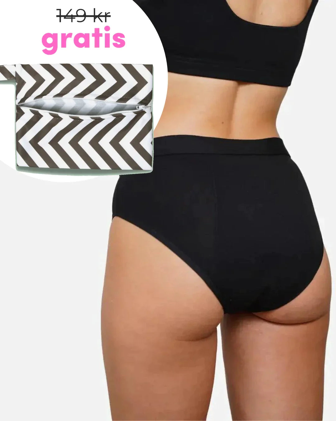 Bamboo Hipster - High Waist + GRATIS Waterdichte opbergzak